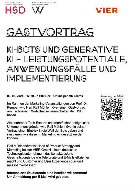 Plakat GV Mühlenhöver Kemper SoSe 24